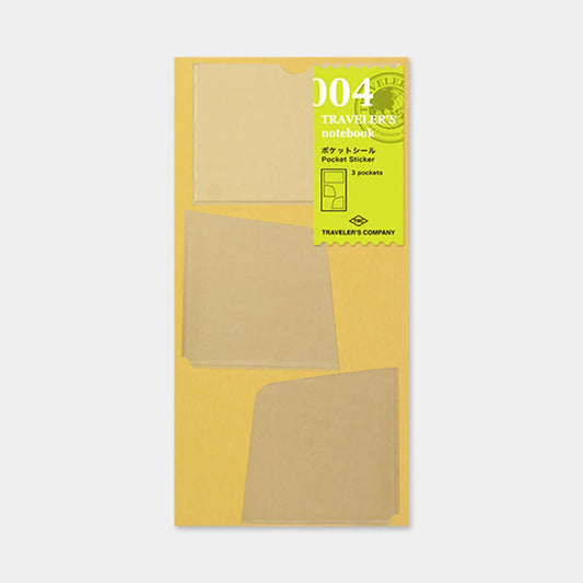 Traveler's Notebook Regular Refill 004 - Pocket Stickers