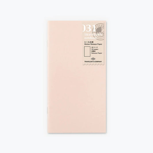 Traveler's Notebook Regular Refill 031 - Sticker Release Paper