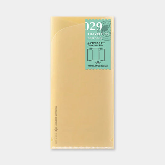 Traveler's Notebook Regular Refill 029 - Three-Fold File