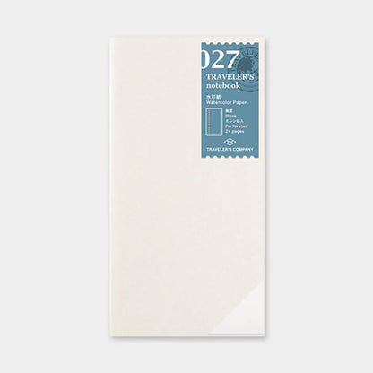 Traveler's Notebook Regular Refill 027 - Watercolour Paper