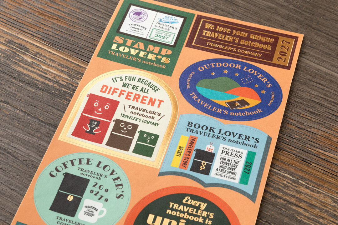Traveler's Company Sticker Set - 2027 (Limited Edition)