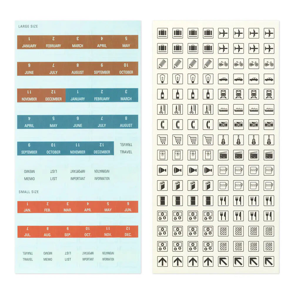 Traveler's Company Sticker Set - 2027 (Limited Edition)