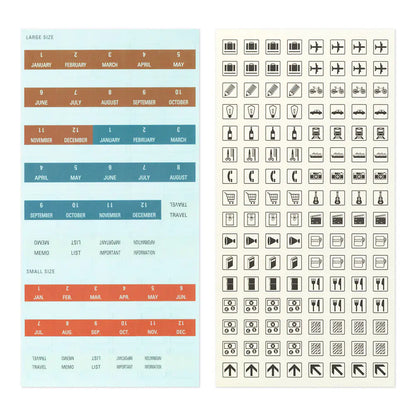 Traveler's Company Sticker Set - 2027 (Limited Edition)