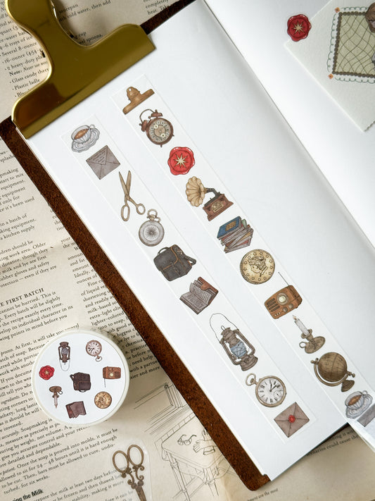 Sho Little Happiness Washi Tape - Vintage Objects