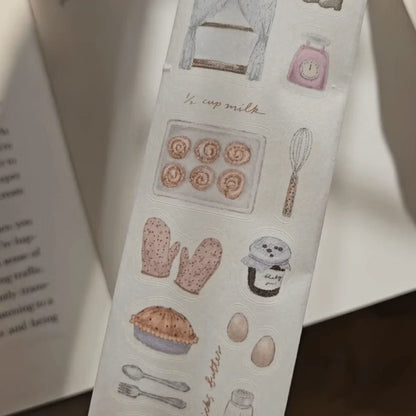 Yeoncharm Kiss-Cut Washi Tape - Grandma's Kitchen (Loop)