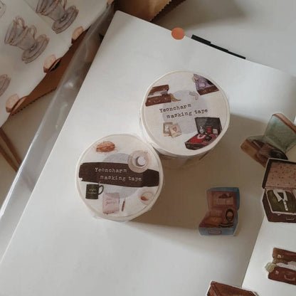 Yeoncharm Washi Tape - Midnight Tea Party (Loop)