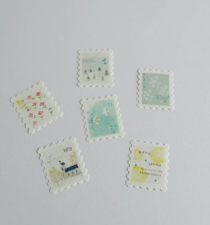 Yohaku Flake Stickers - Letter