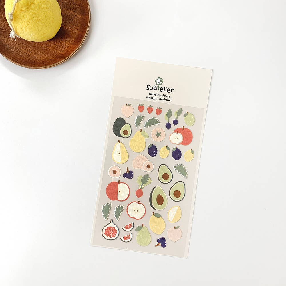 Suatelier Sticker Sheet - Fresh Fruit
