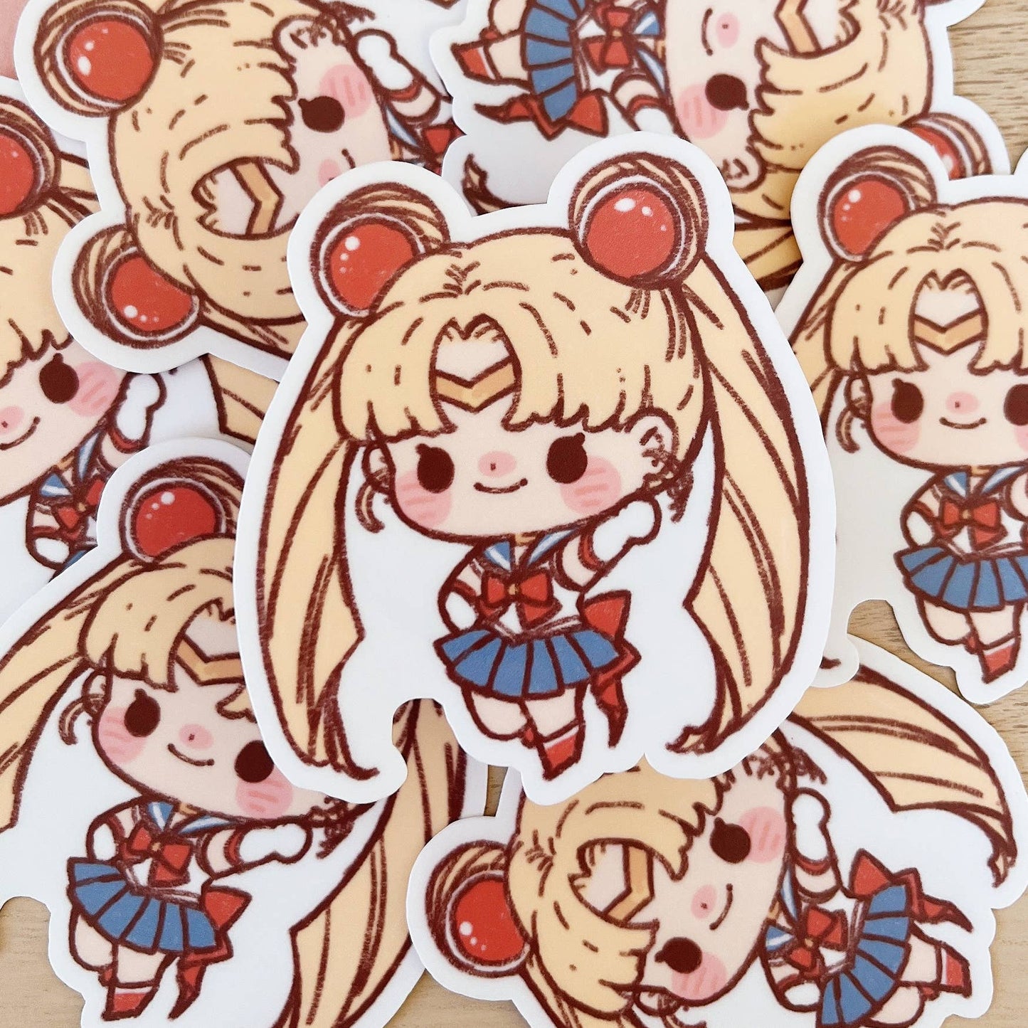 Cherry Rabbit Vinyl Die Cut Sticker - Sailormoon Series: Sailormoon
