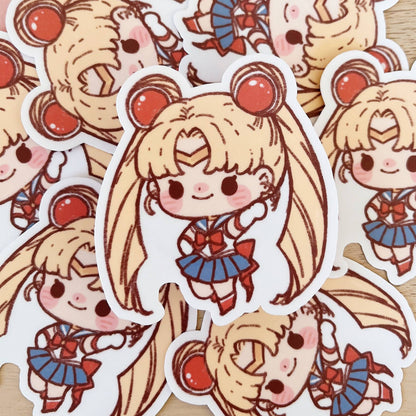 Cherry Rabbit Vinyl Die Cut Sticker - Sailormoon Series: Sailormoon