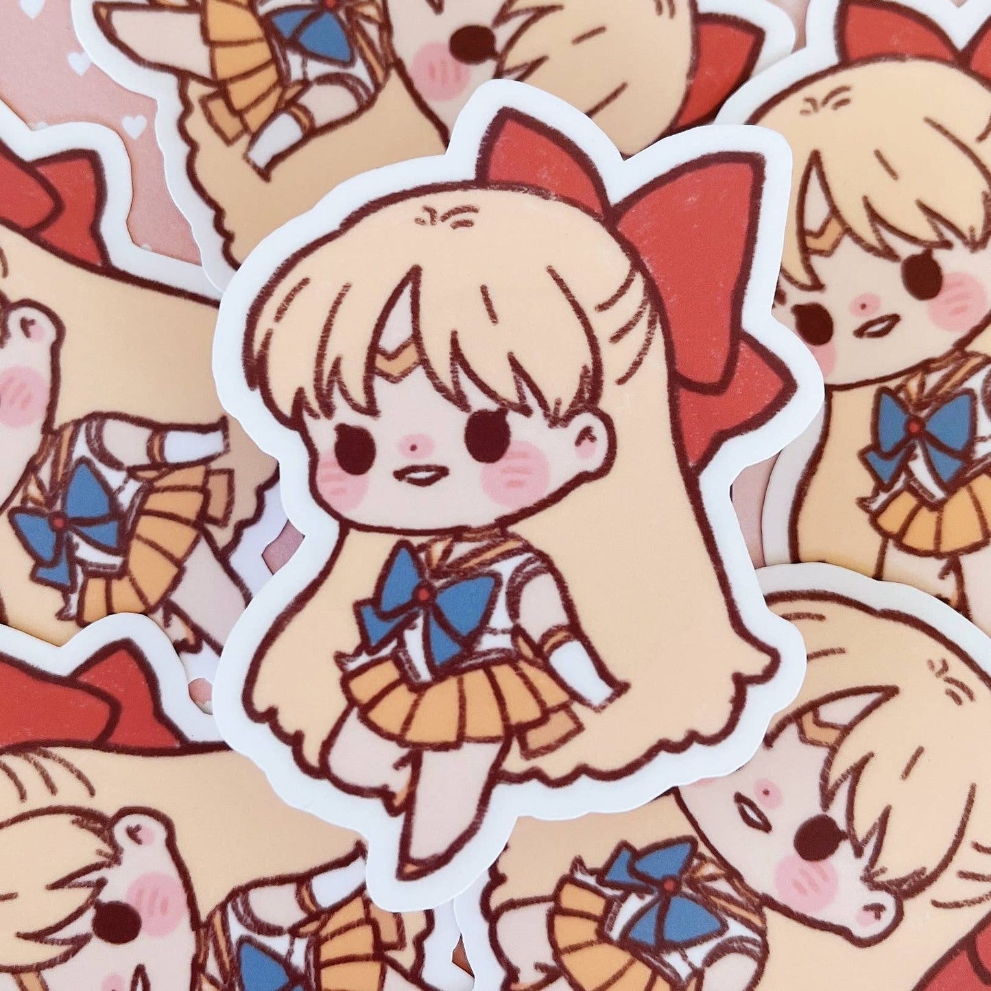 Cherry Rabbit Vinyl Die Cut Sticker - Sailormoon Series: Sailor Venus