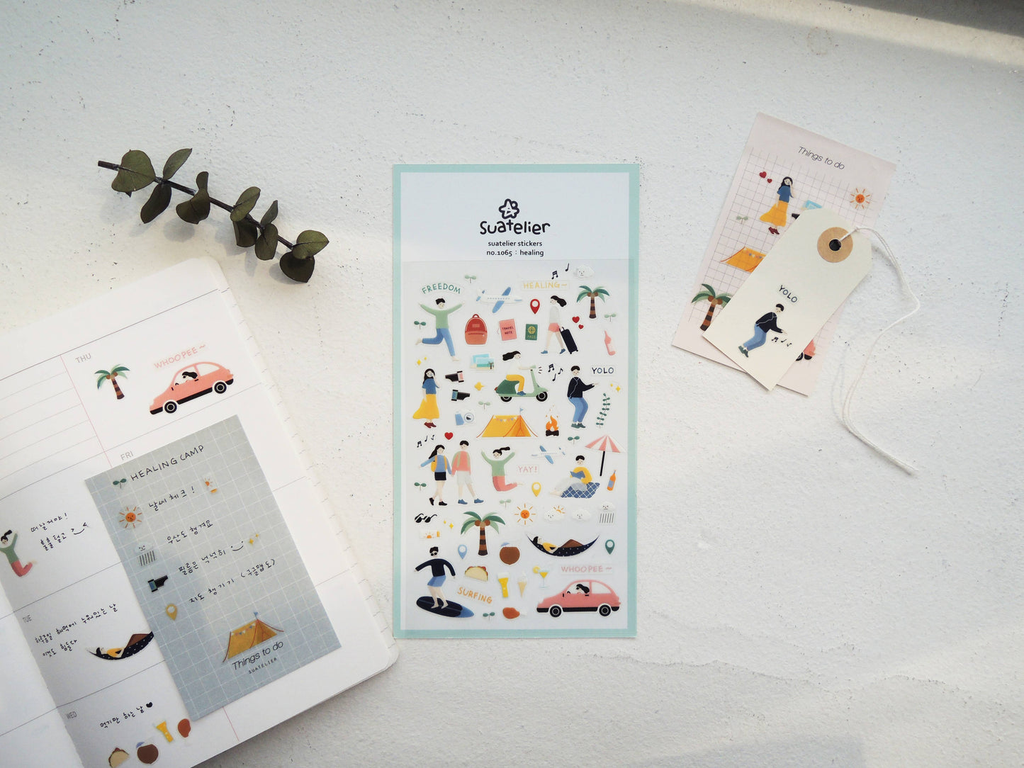 Suatelier Sticker Sheet - Healing