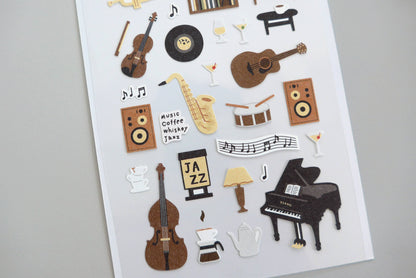 Suatelier Sticker Sheet - Jazz Cafe