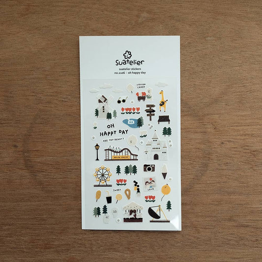 Suatelier Sticker Sheet - Oh Happy Day