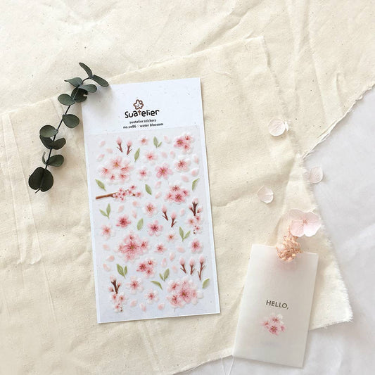 Suatelier Sticker Sheet - Water Blossom