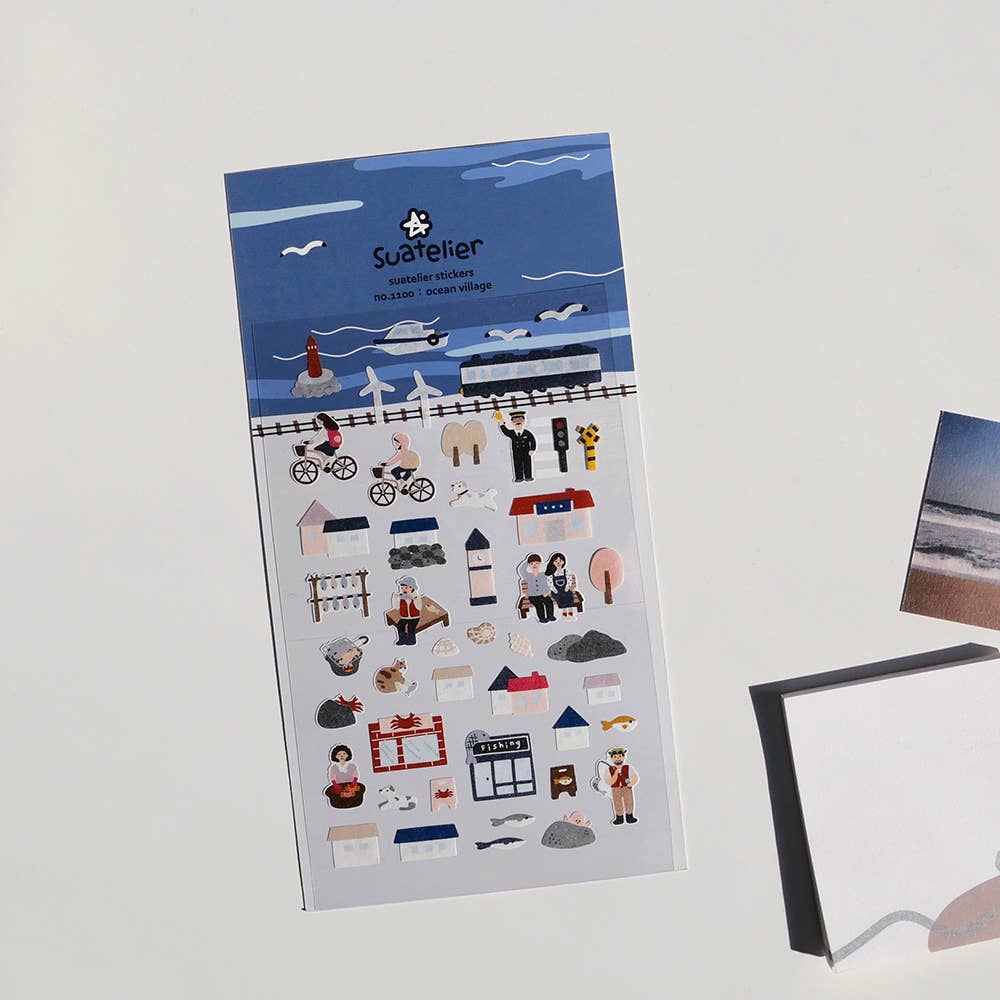Suatelier Sticker Sheet - Ocean Village