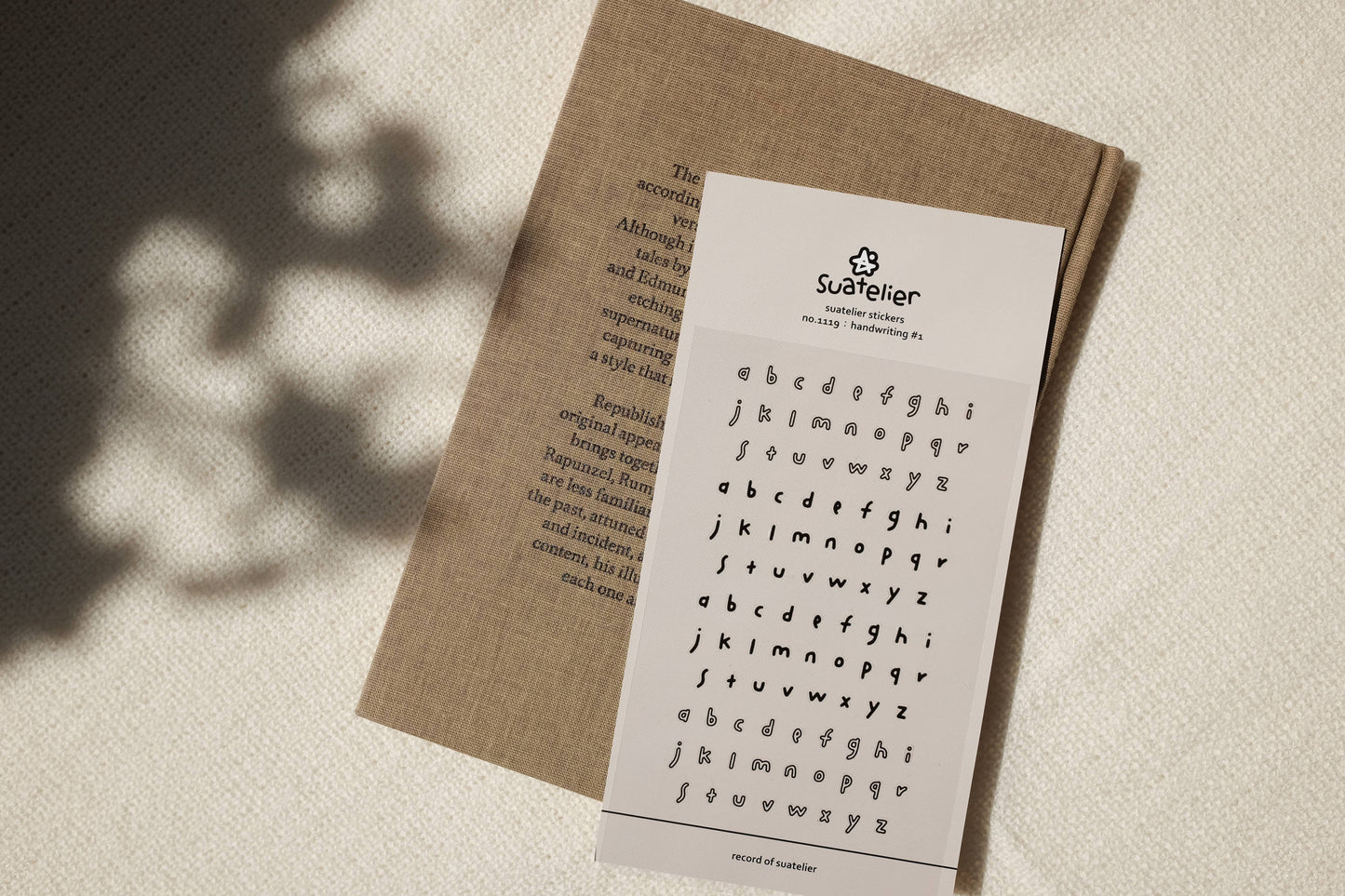 Suatelier Sticker Sheet - Handwriting #1