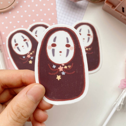 Cherry Rabbit Vinyl Die Cut Sticker - Studio Ghibli: No Face