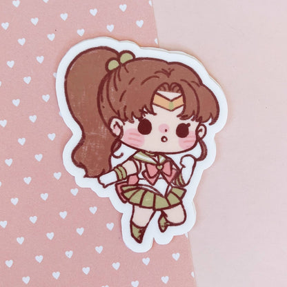 Cherry Rabbit Vinyl Die Cut Sticker - Sailormoon Series: Sailor Jupiter Sticker