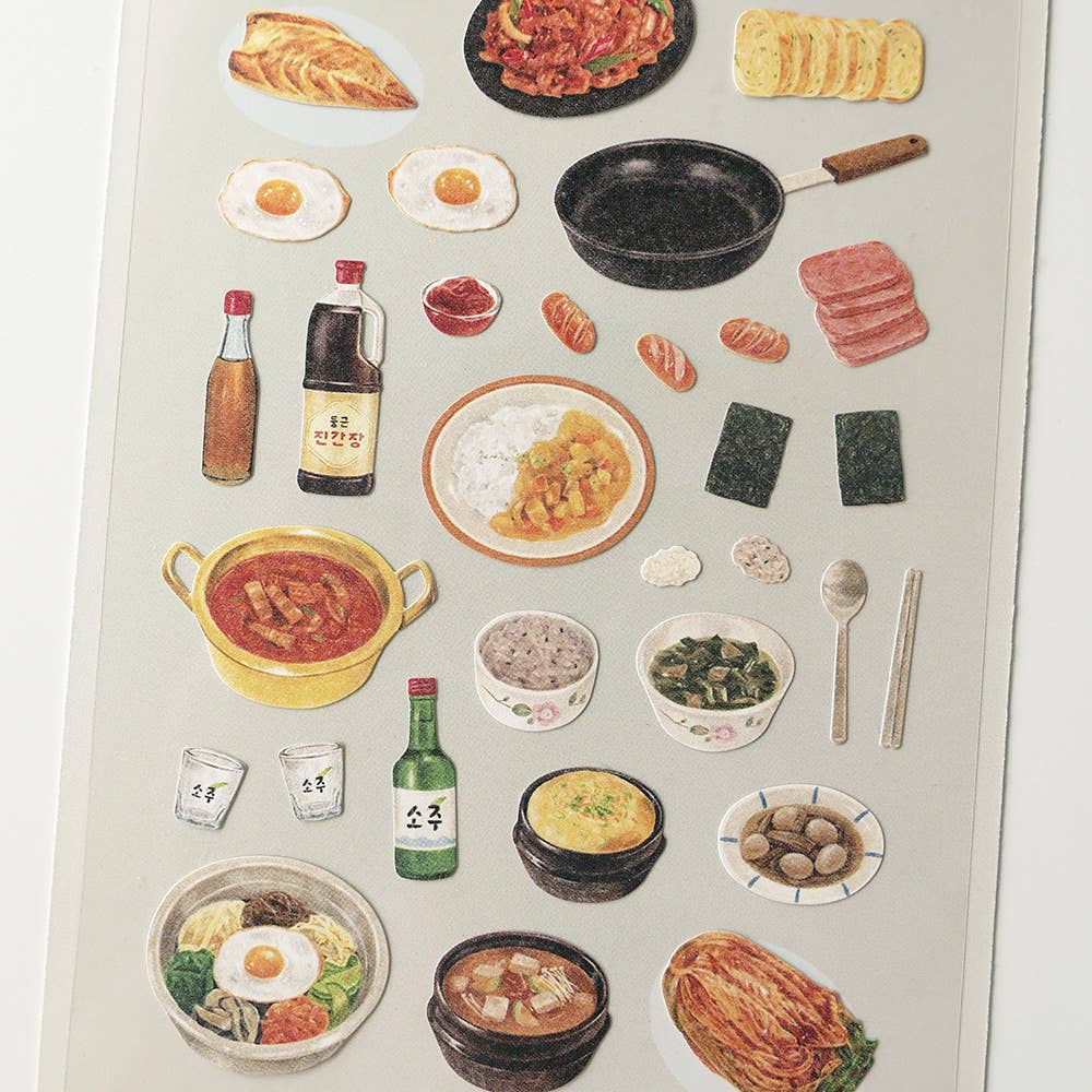 Suatelier Sticker Sheet - Homemade Food