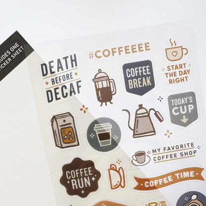 Everyday Explorers Co. Sticker Sheet - Coffee