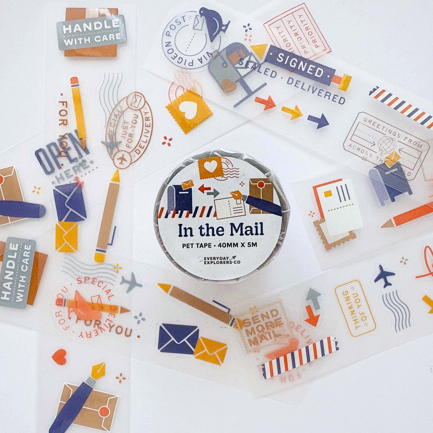Everyday Explorers Co. Kiss-Cut PET Tape - In The Mail