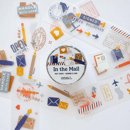 Everyday Explorers Co. Kiss-Cut PET Tape - In The Mail