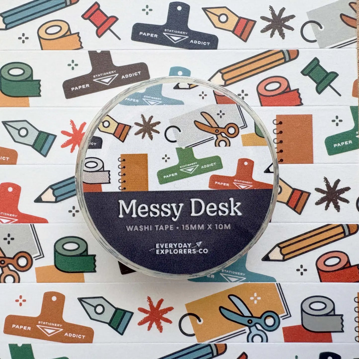 Everyday Explorers Co. Washi Tape - Messy Desk