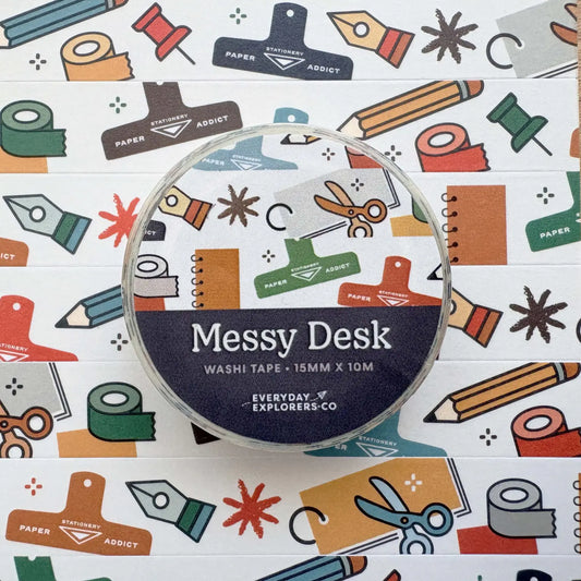 Everyday Explorers Co. Washi Tape - Messy Desk