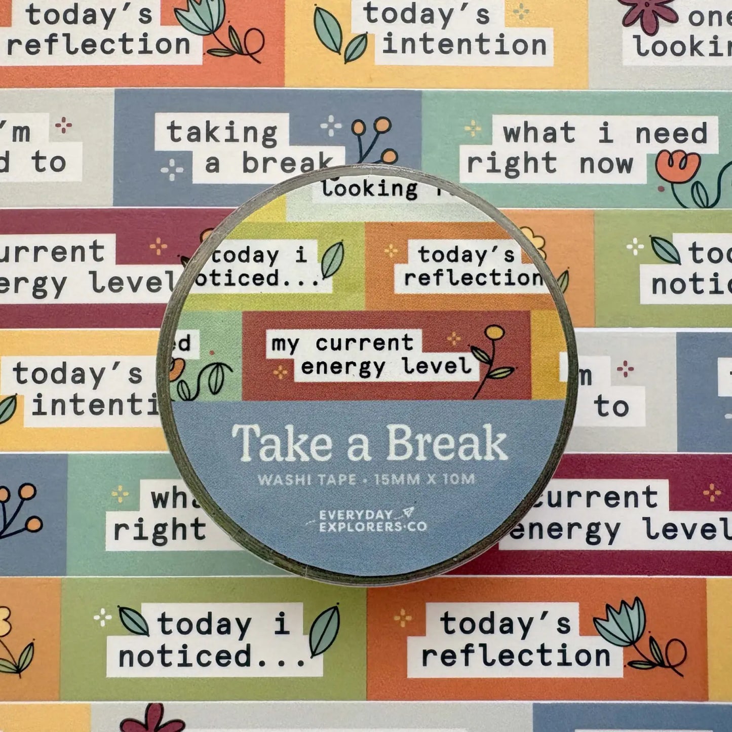 Everyday Explorers Co. Washi Tape - Take A Break