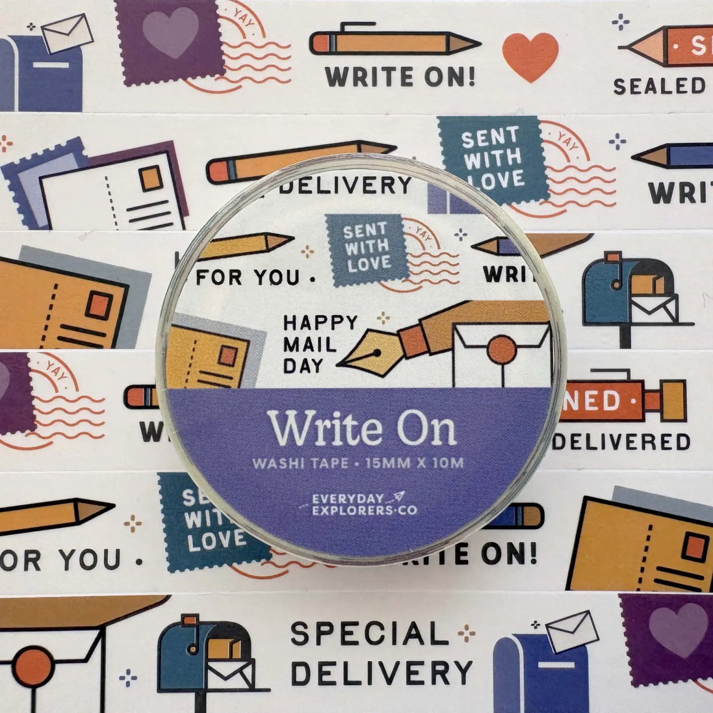 Everyday Explorers Co. Washi Tape - Write On