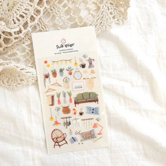 Suatelier Sticker Sheet - Home Sweet Home