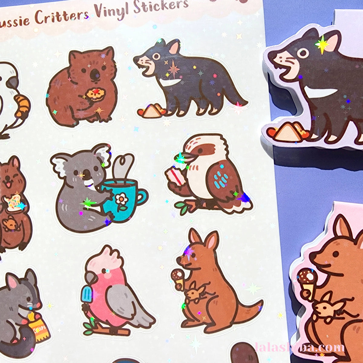 La La Shiba Sticker Sheet - Aussie Critters
