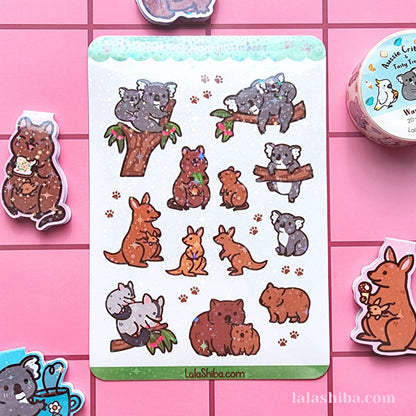 La La Shiba Sticker Sheet - Little Joey
