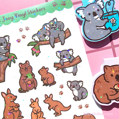 La La Shiba Sticker Sheet - Little Joey