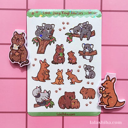 La La Shiba Sticker Sheet - Little Joey