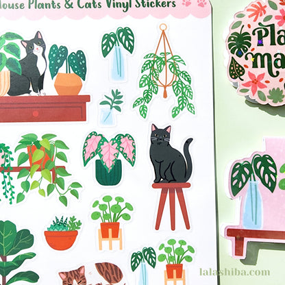 La La Shiba Washi Tape - Plants & Cats