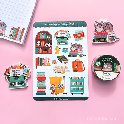 La La Shiba Sticker Sheet - The Reading Nook