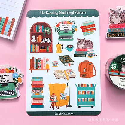 La La Shiba Sticker Sheet - The Reading Nook