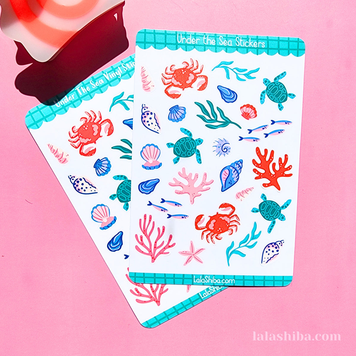 La La Shiba Sticker Sheet - Under The Sea